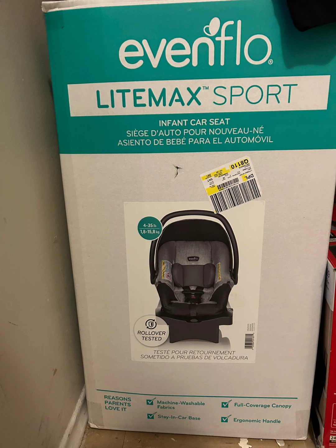 Evenflo LiteMax Sport Infant Car Seat - New in Box - photo 2