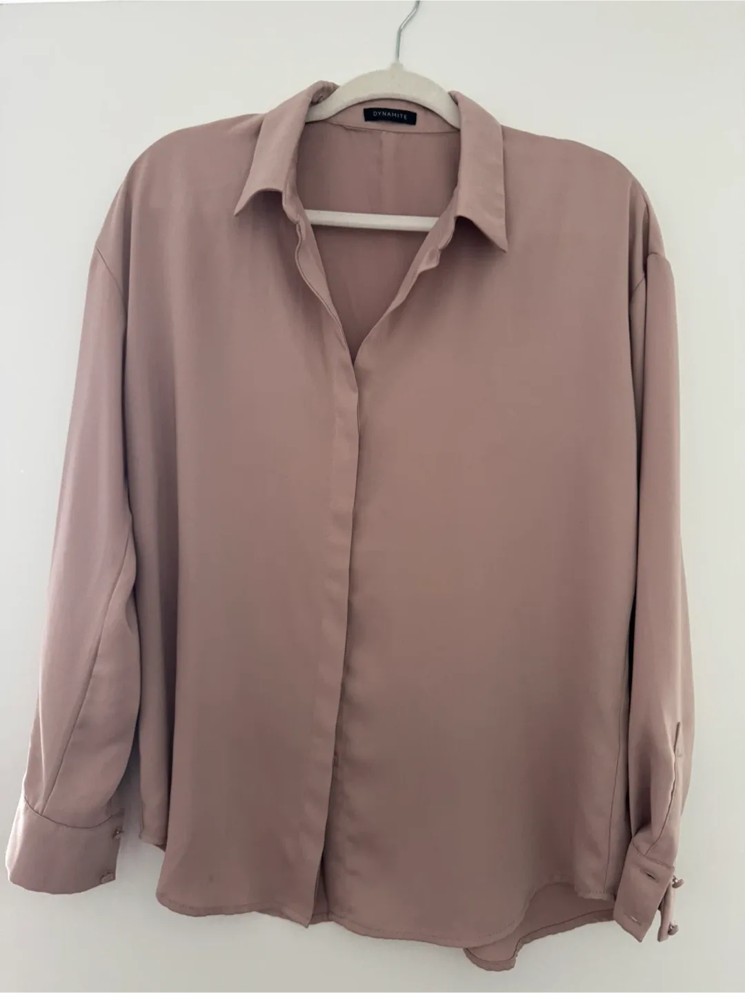 Dynamite Pink Blouse Size P/S