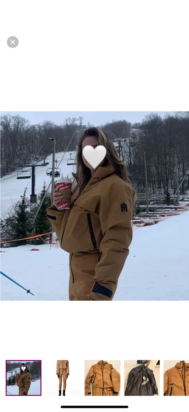 Mackage Lumi Camel Ski Suit - Detachable