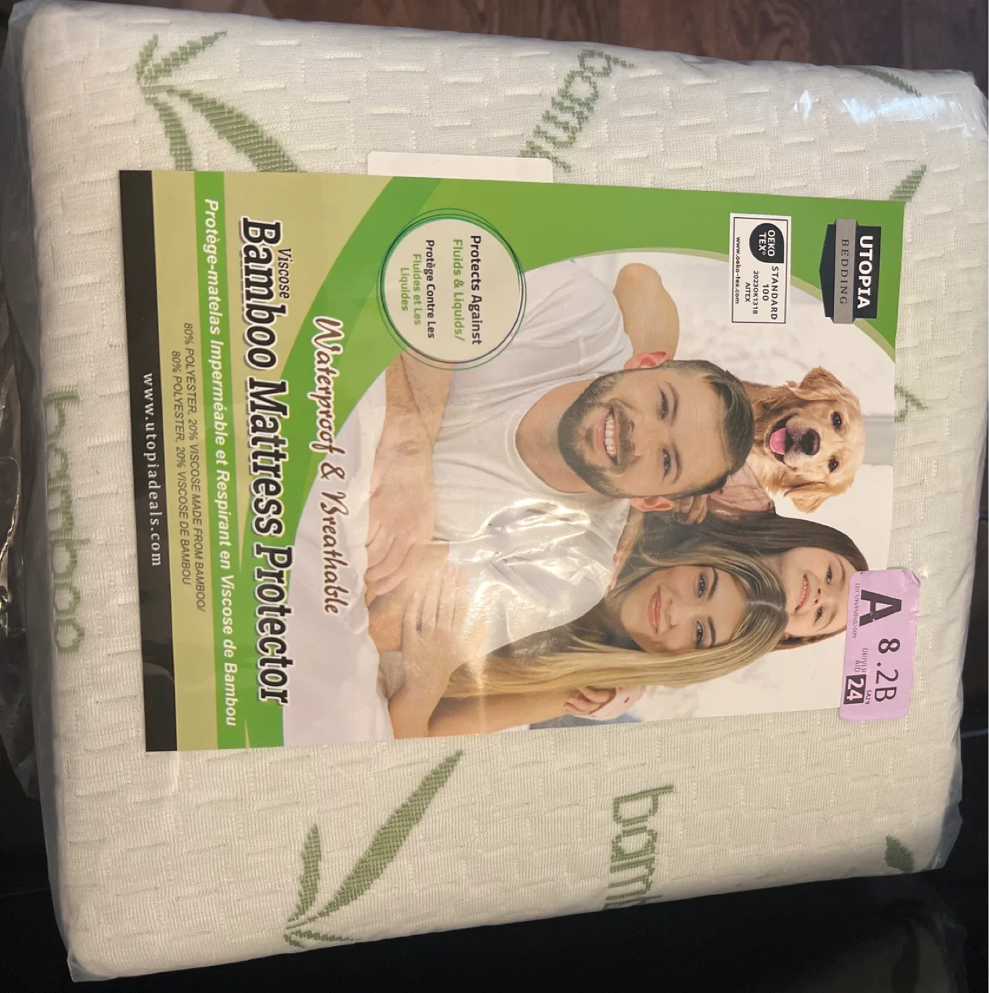 Utopia Bedding Viscose Bamboo Mattress Protector