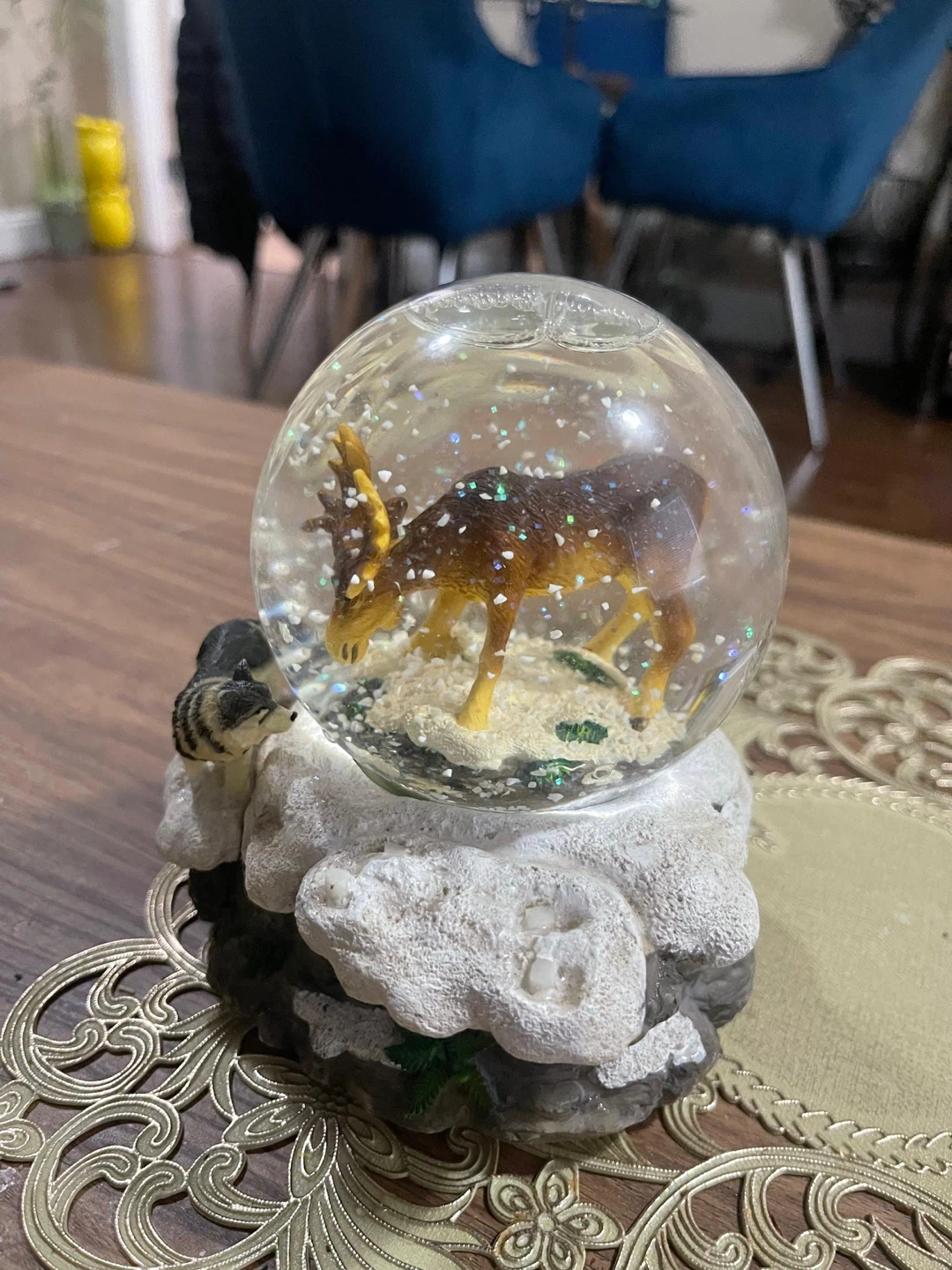 Moose Wolf Snow Globe - photo 3