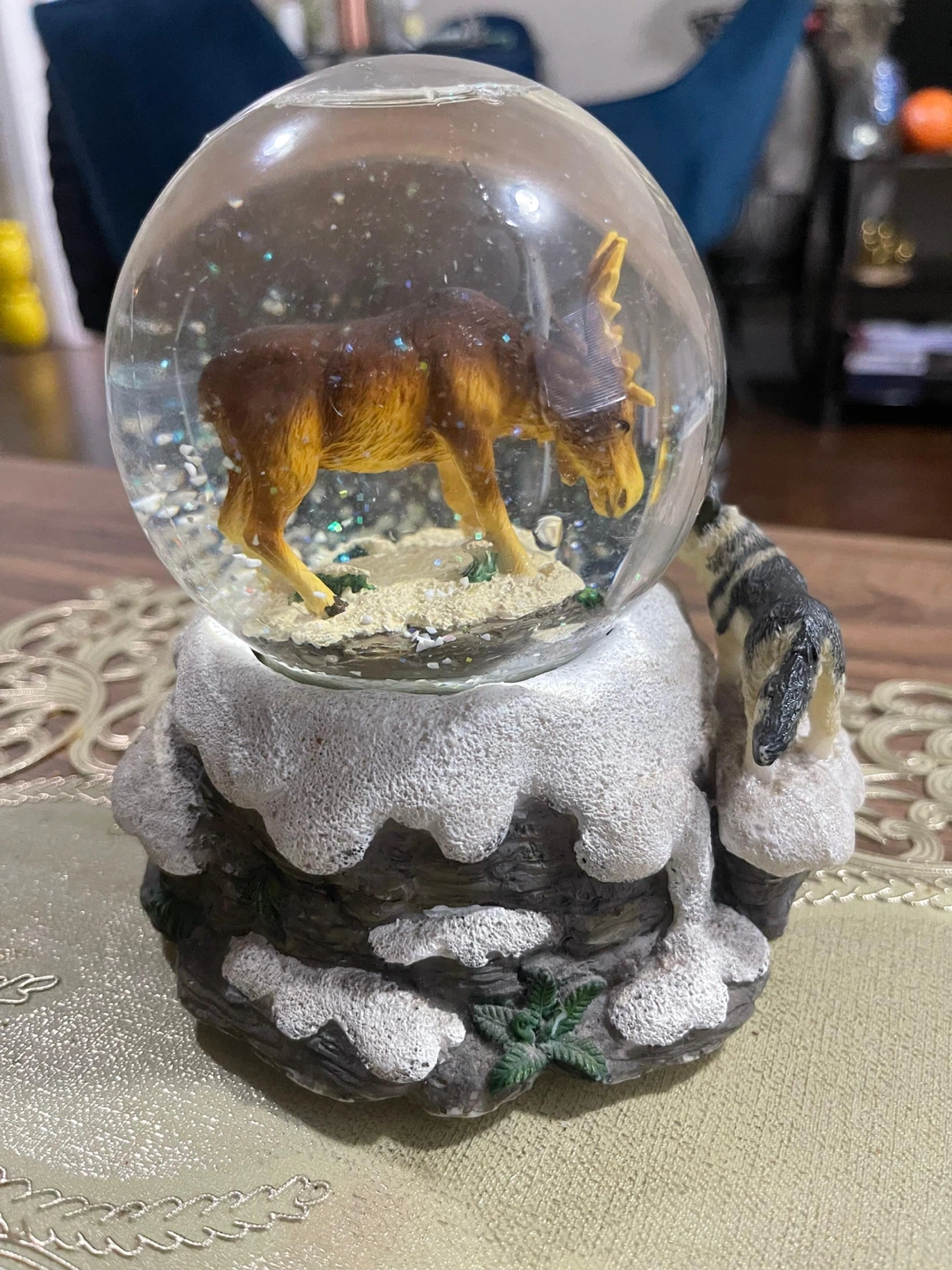 Moose Wolf Snow Globe - photo 4