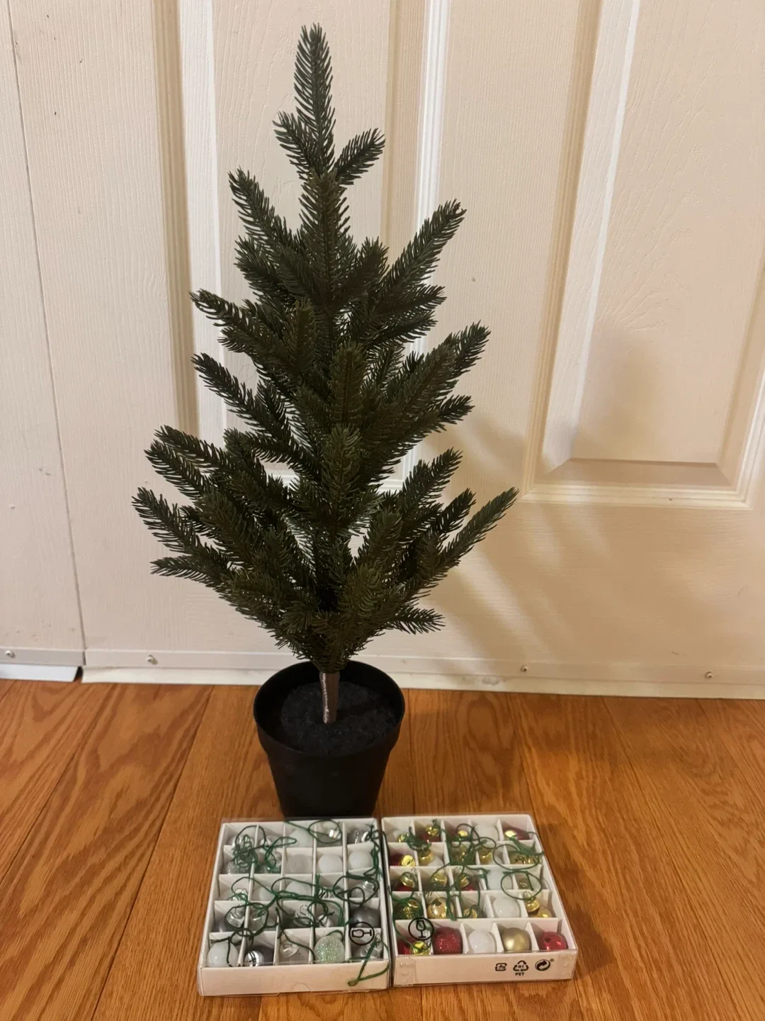 Small Christmas Tree with Ornaments