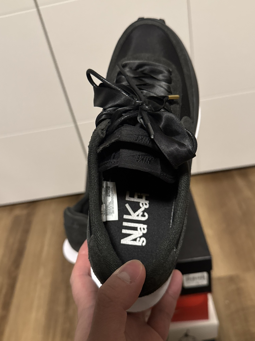 Nike x Sacai Nylon LD Black US 9 - photo 2