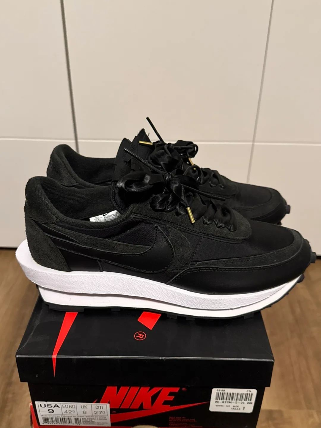 Nike x Sacai Nylon LD Black US 9