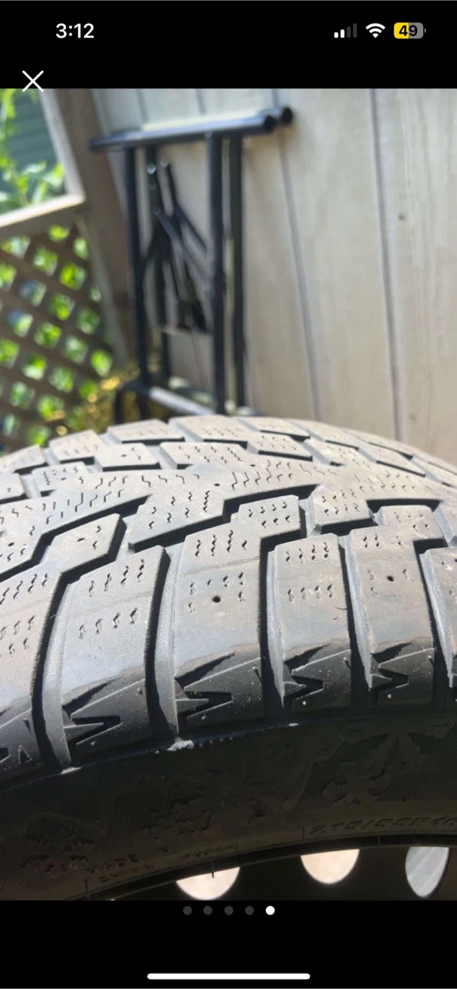 Set of 4 Winter Tires 215/55R16 - photo 3