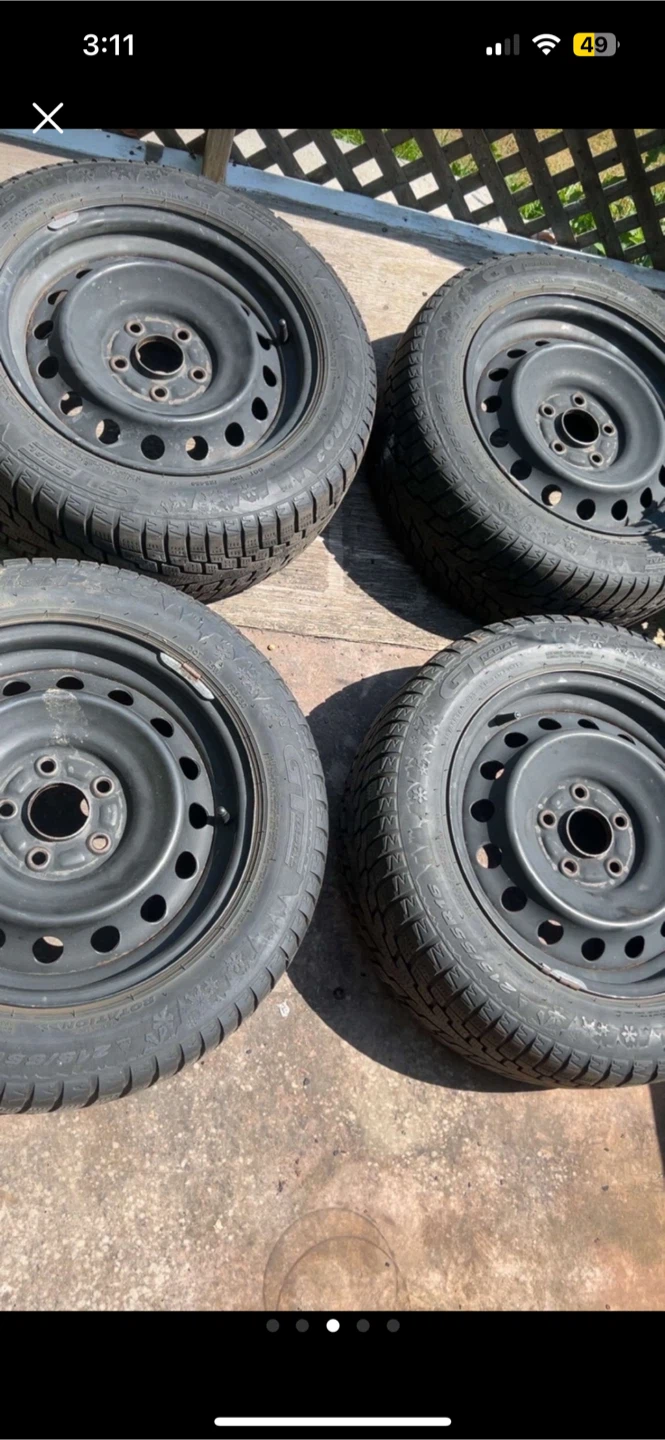 Set of 4 Winter Tires 215/55R16