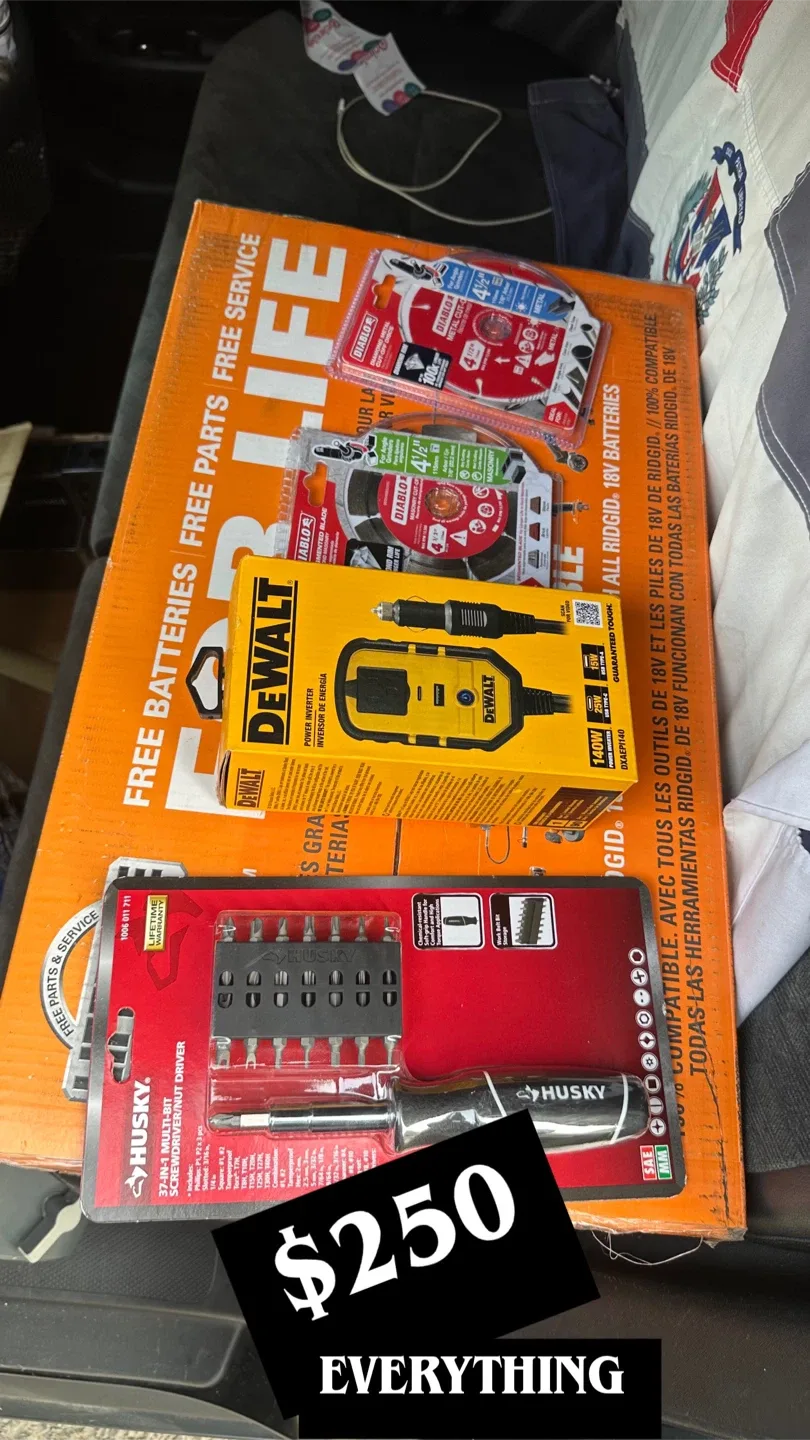 Tools Bundle: Husky, DeWalt, Diablo, Ridgid