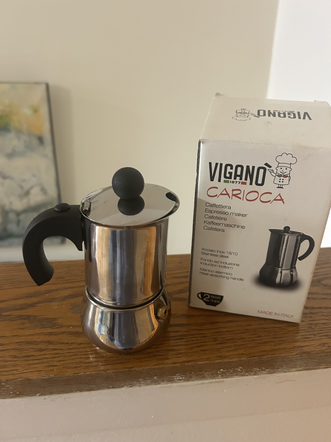Vigano Carioca Espresso Maker with Box
