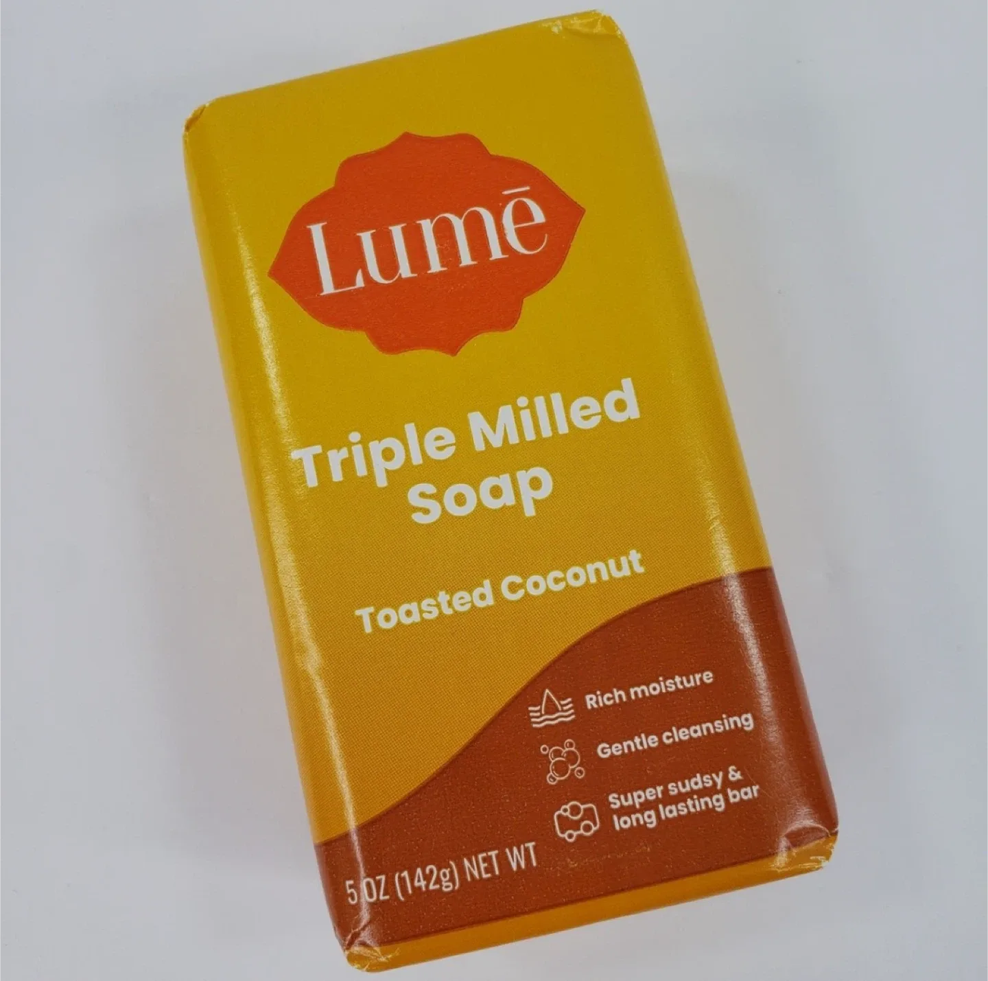 New Lume Toasted Coconut Triple Milled Soap 5oz