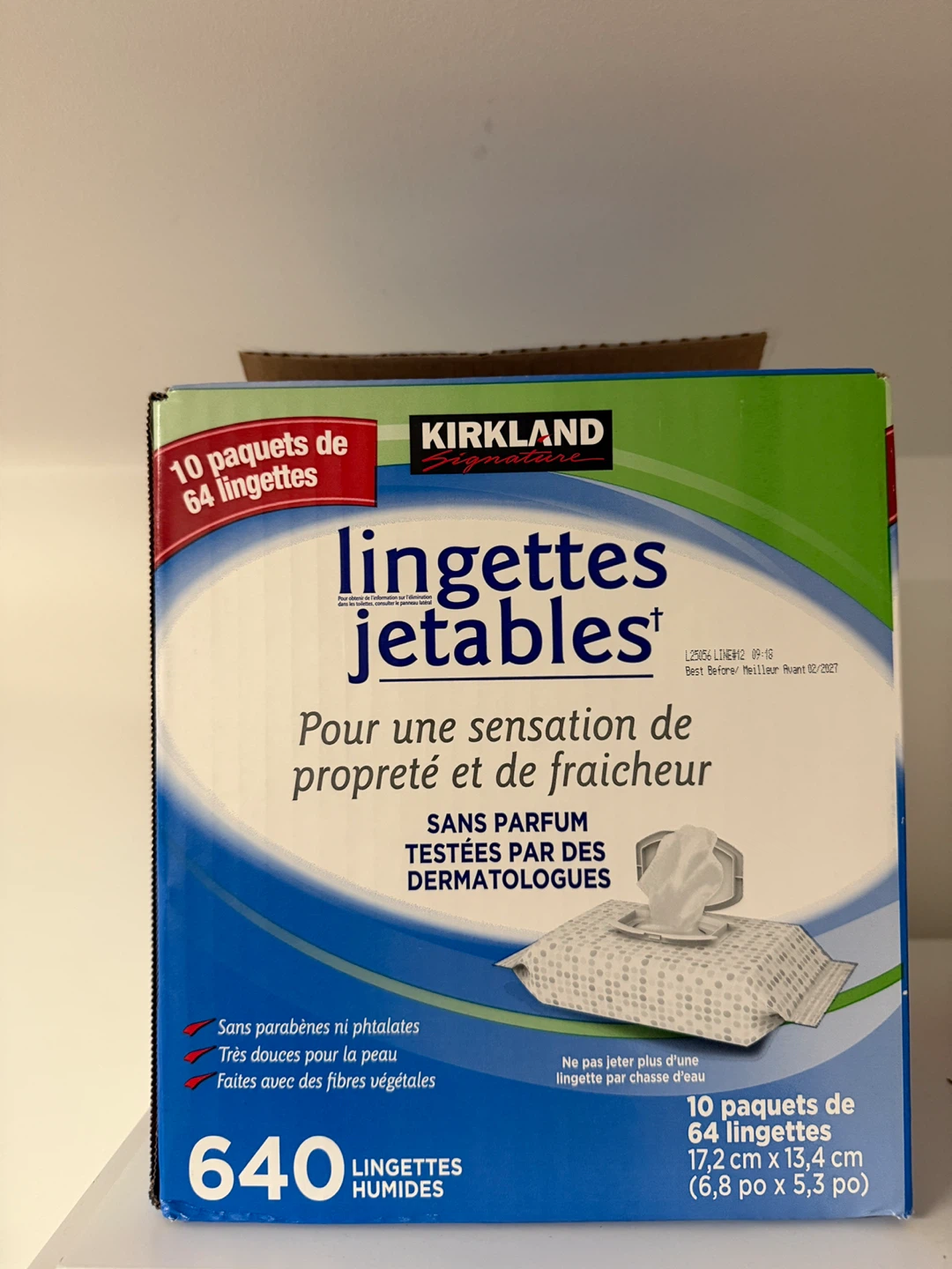 Kirkland Signature Flushable Wipes - 640 Count - photo 3