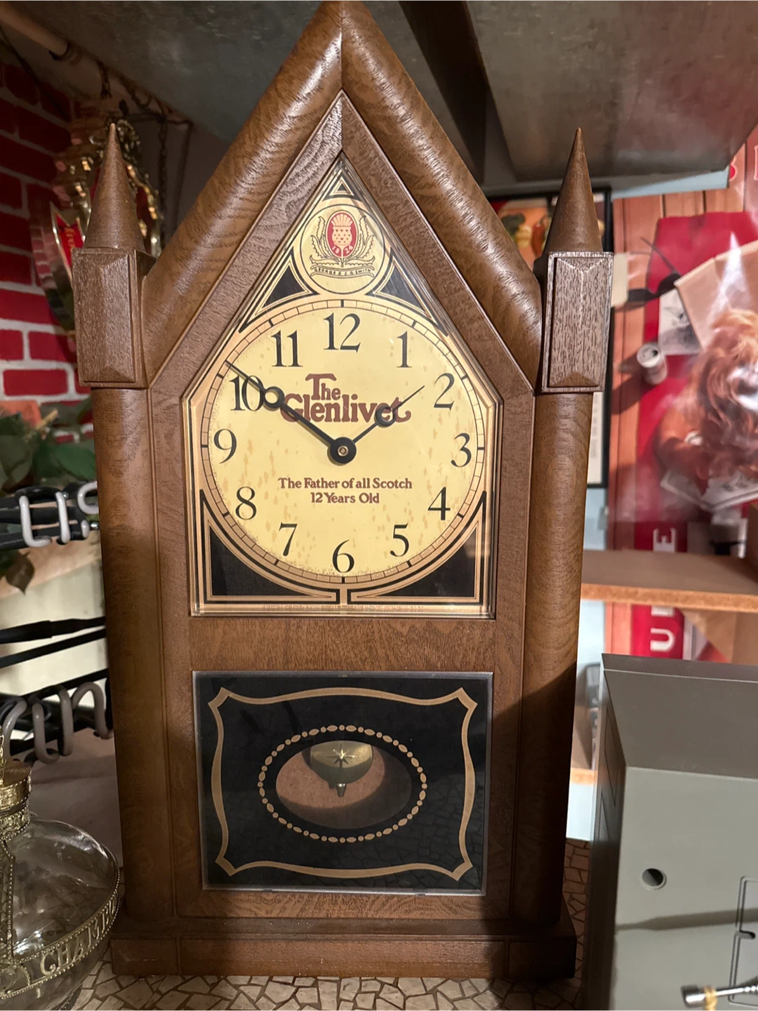 The Glenlivet 12 Years Old Scotch Clock