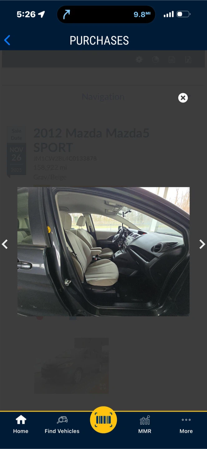 2012 Mazda Mazda5 SPORT - Gray/Beige