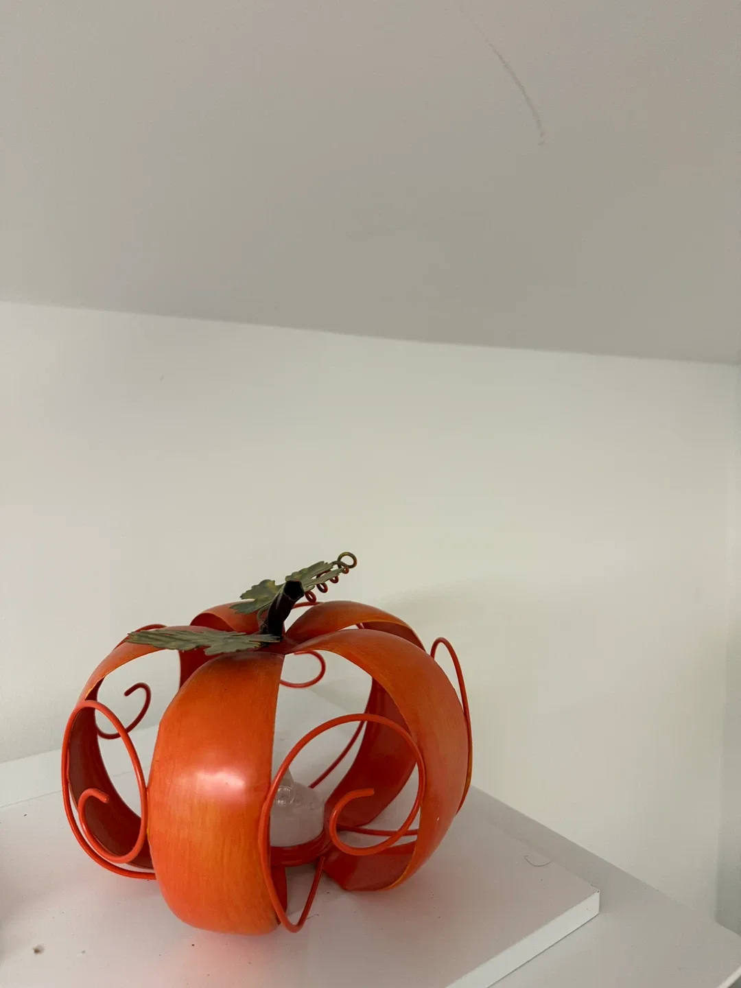 Metal Pumpkin Decoration