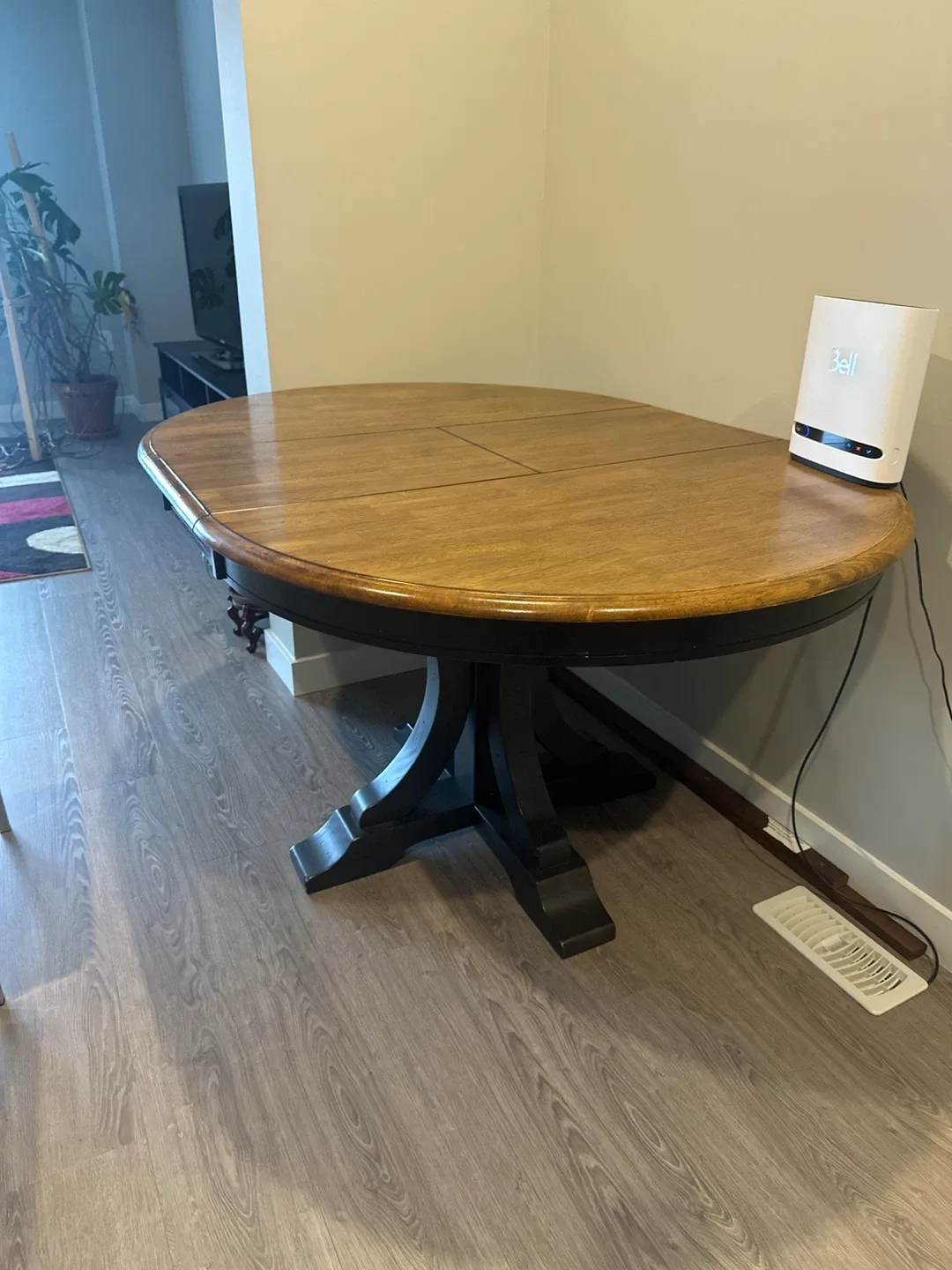 Oval Wooden Dining Table