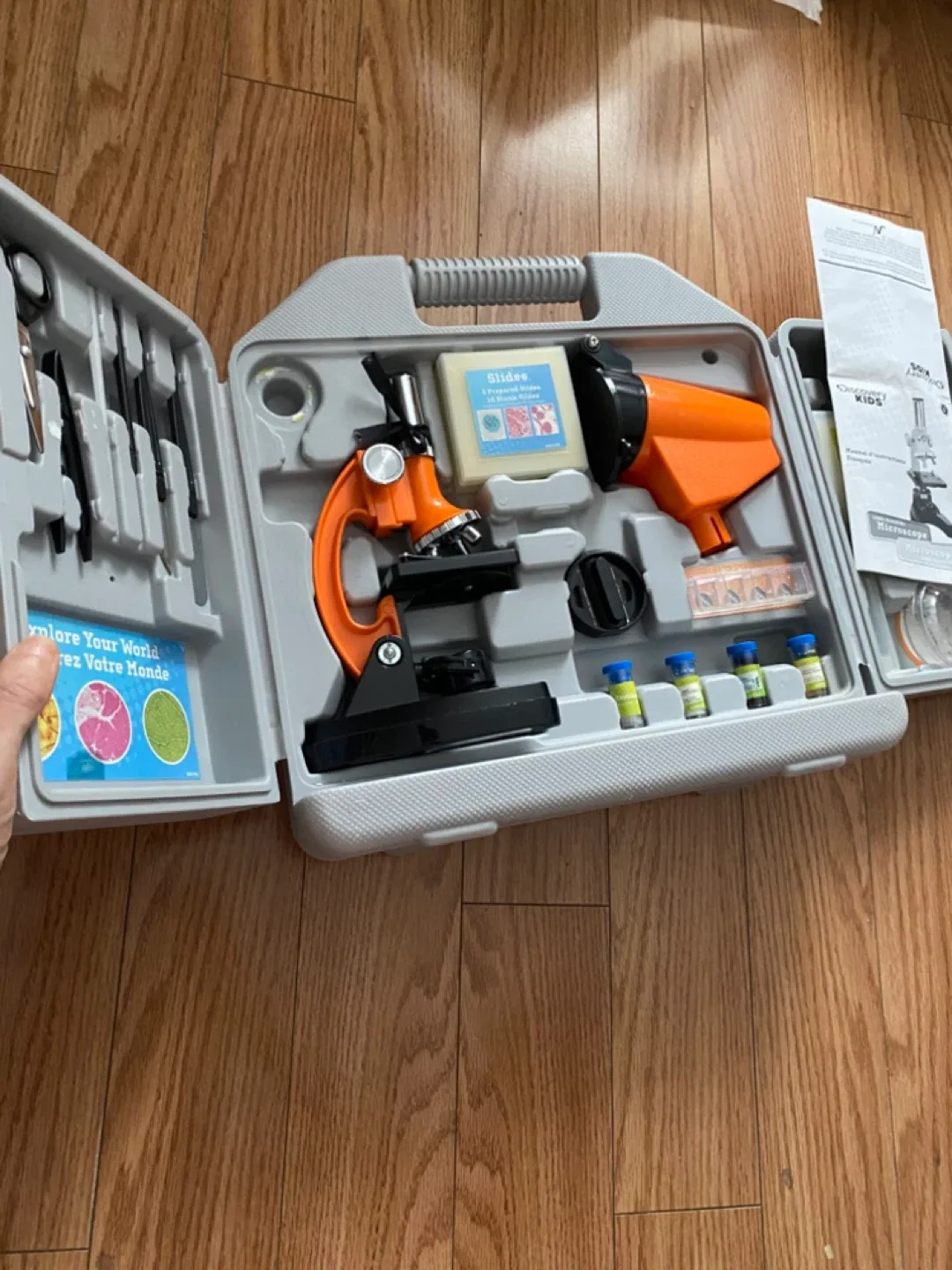 Discovery Kids Microscope Completely Set 120X to 1200X