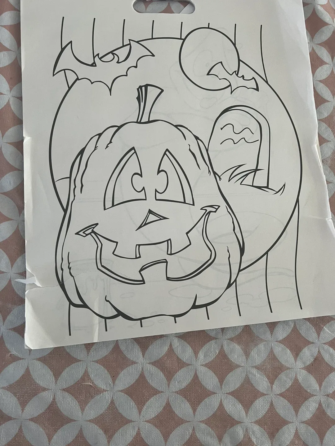 Halloween Colouring Page
