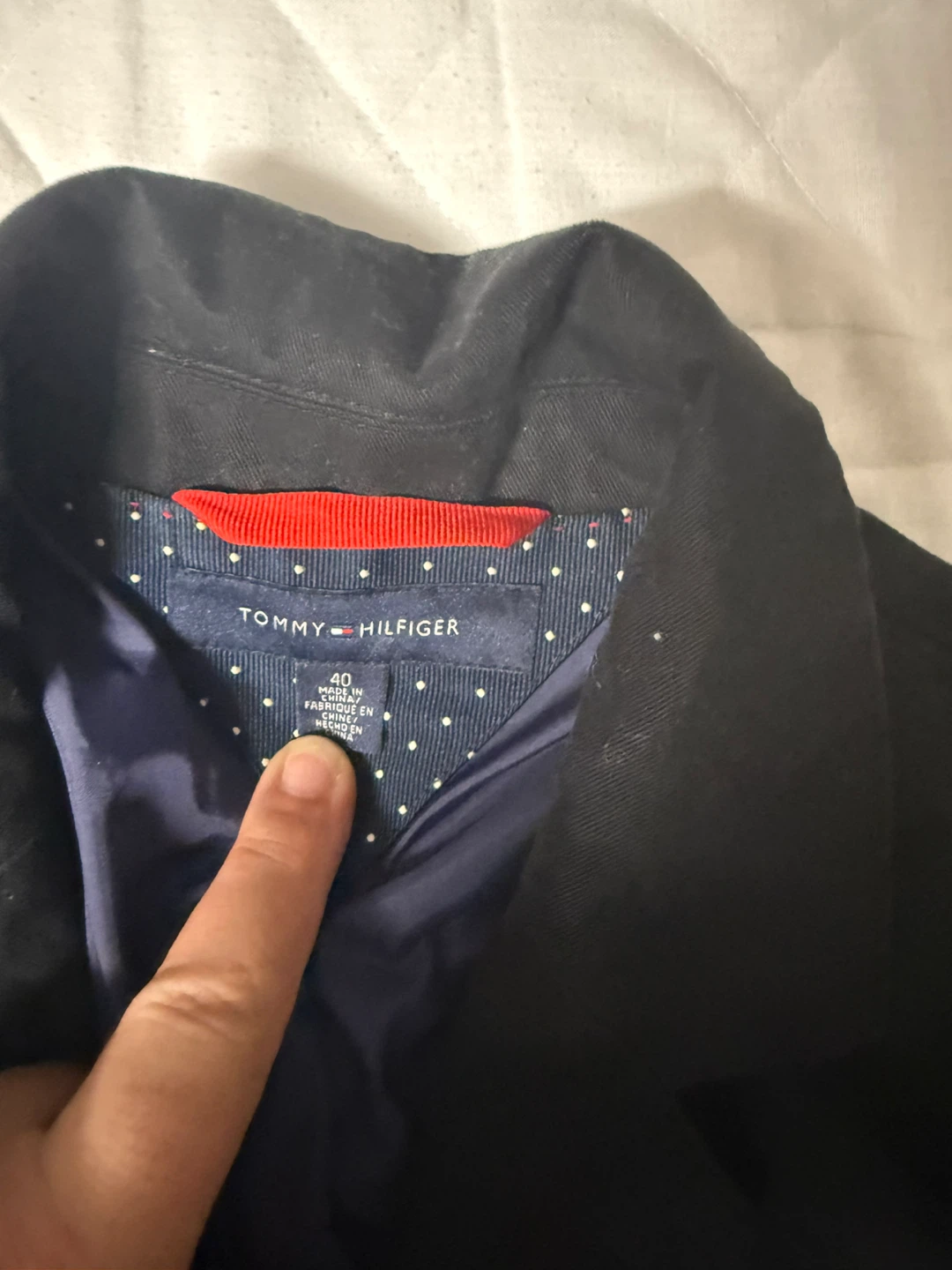 Tommy Hilfiger Black Blazer - Size 40