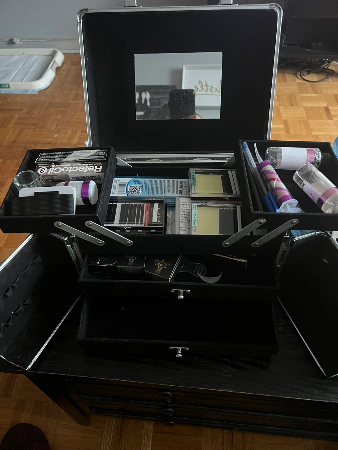 Makeup/ jewellery Metal case OBO - photo 2