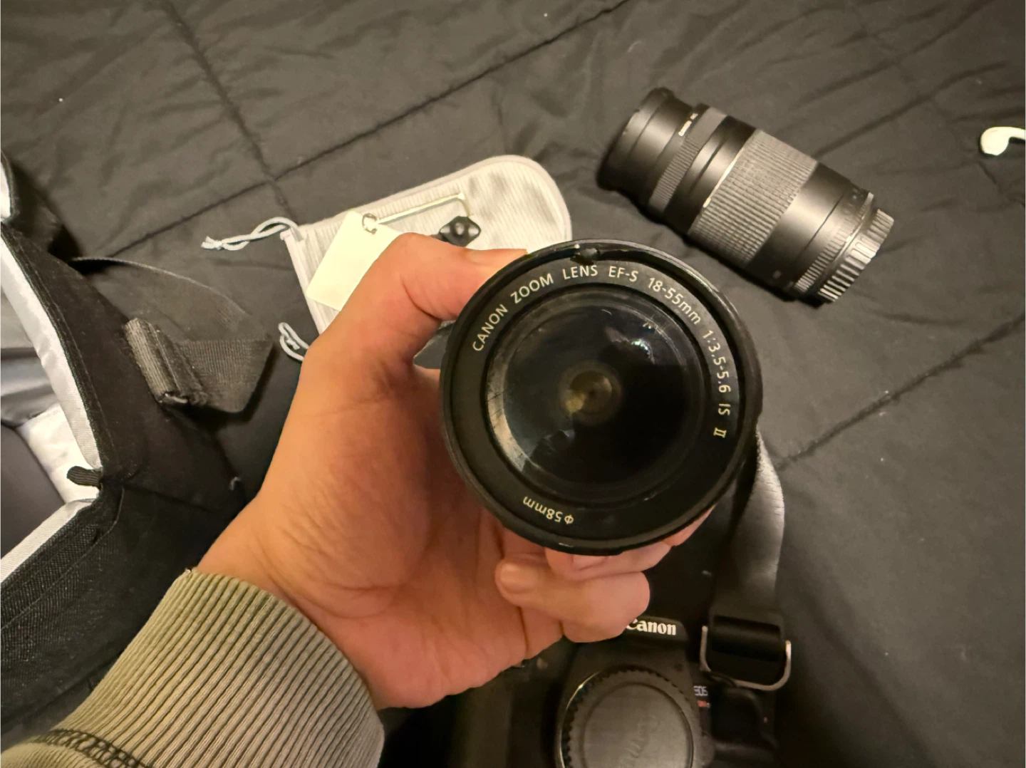 Canon EOS Rebel T6 Camera with Lenses and Bag - photo 4