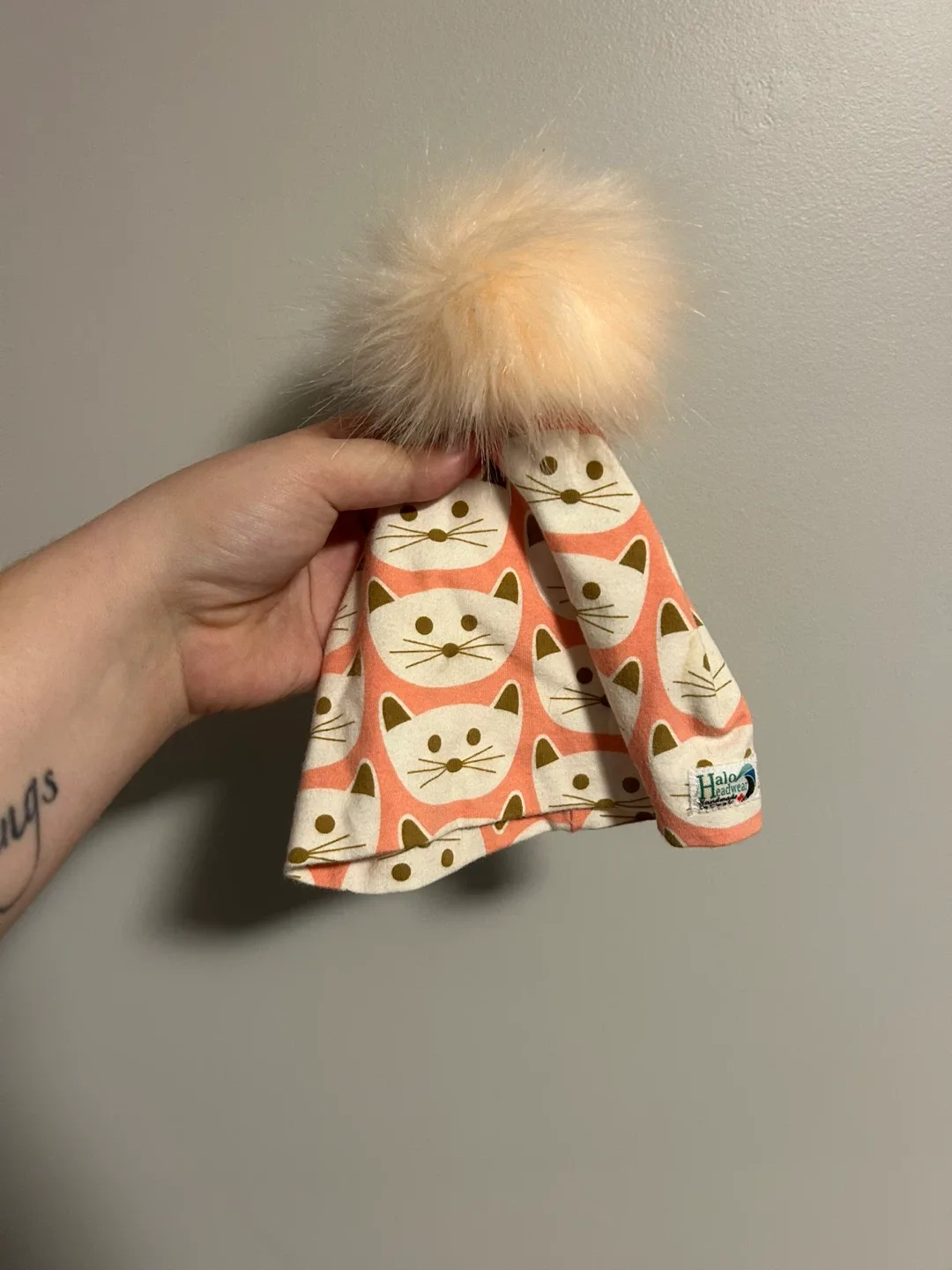 Halo Headwear Cat Print Beanie