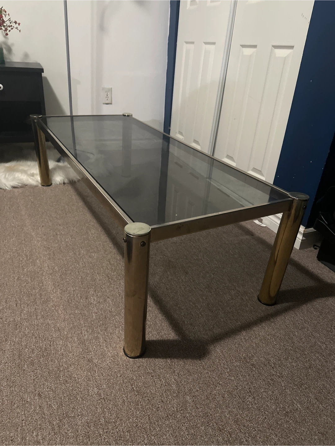 Glass top coffee table - photo 2