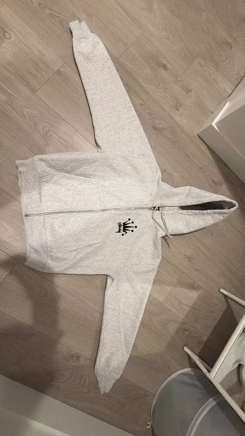 Stussy Crown Zip-Up Hoodie - Size Small