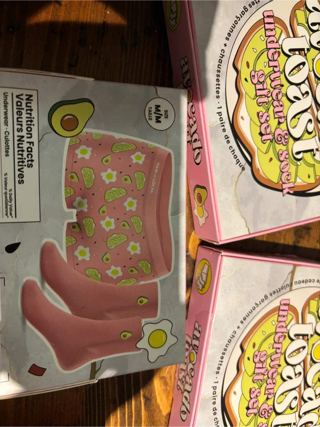 Avocado Toast Underwear & Sock Gift Set - Size M/M