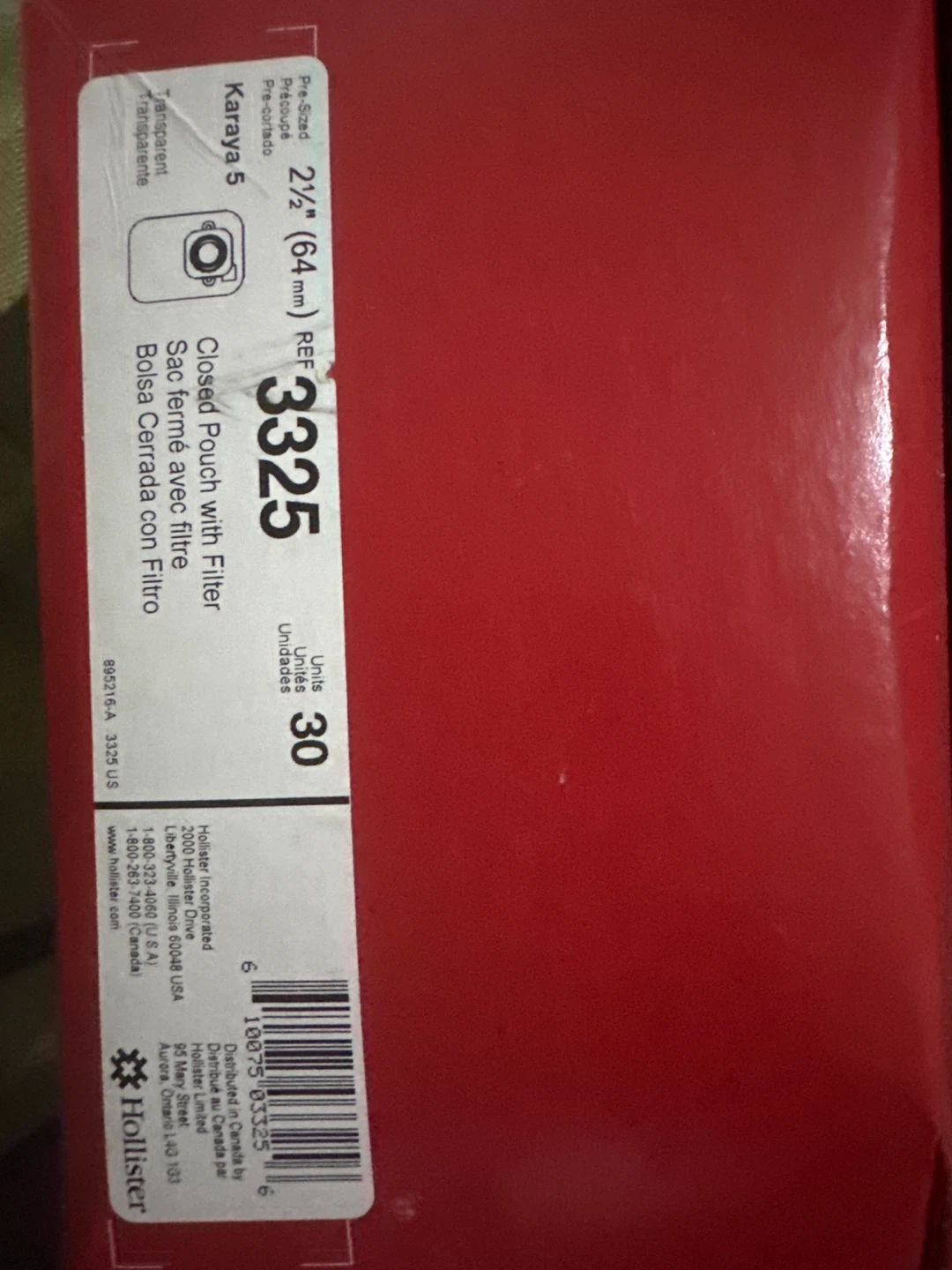 Hollister Karaya 30 Pouches 2 1/2" (64 mm) - New - photo 3