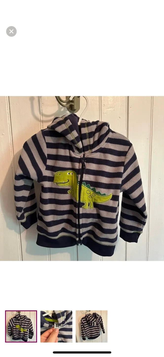 Carter's 18 Months Fleece Zip-Up Hoodie