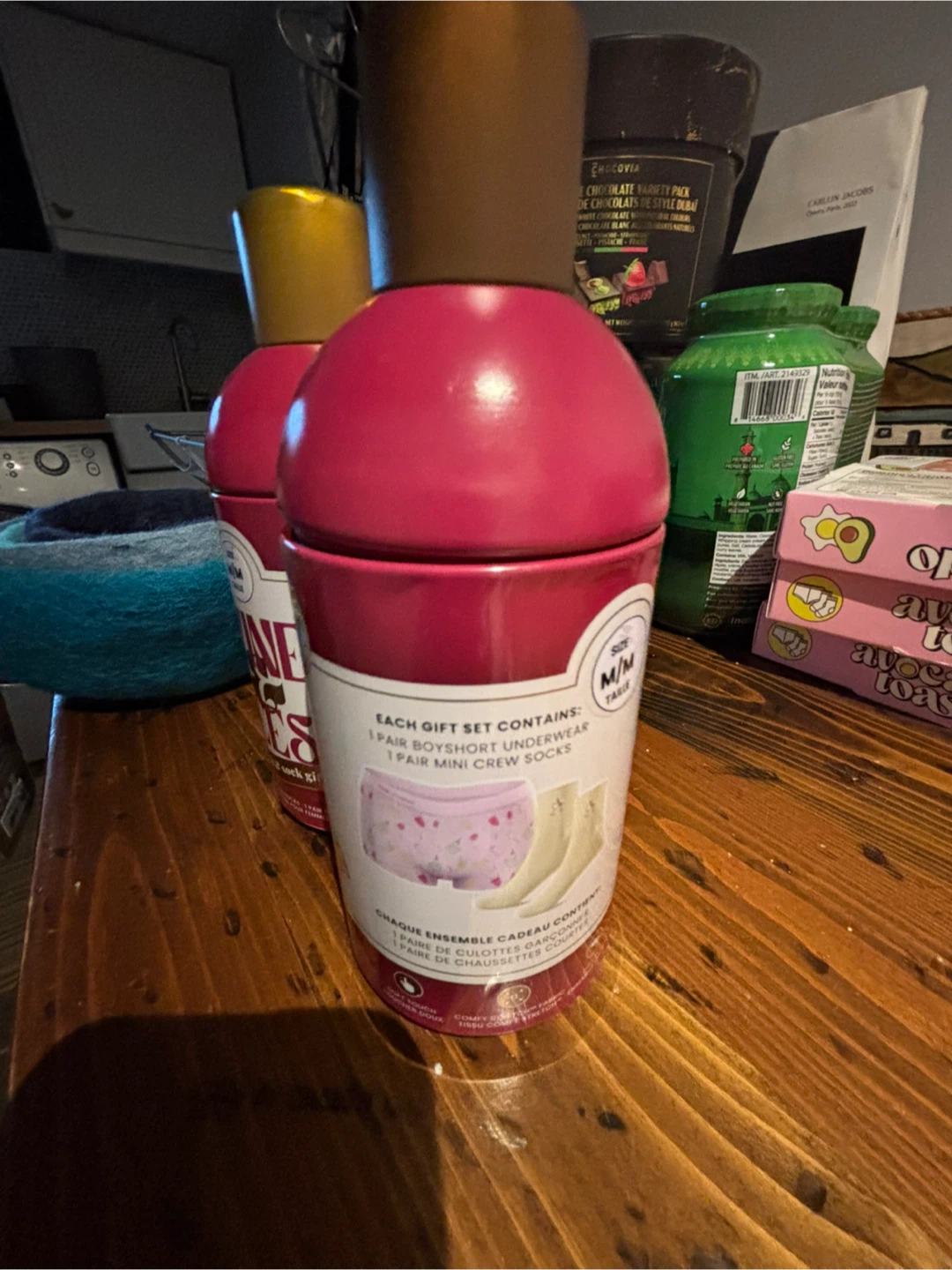 Wine & Cheese M/M Underwear & Socks Gift Set - photo 2