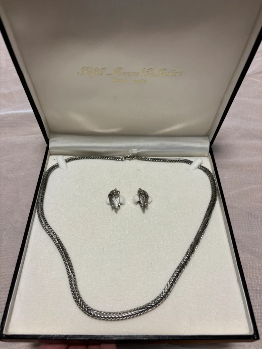 Fifth Avenue Collection Necklace and Clip-On Earrings- Set 4
