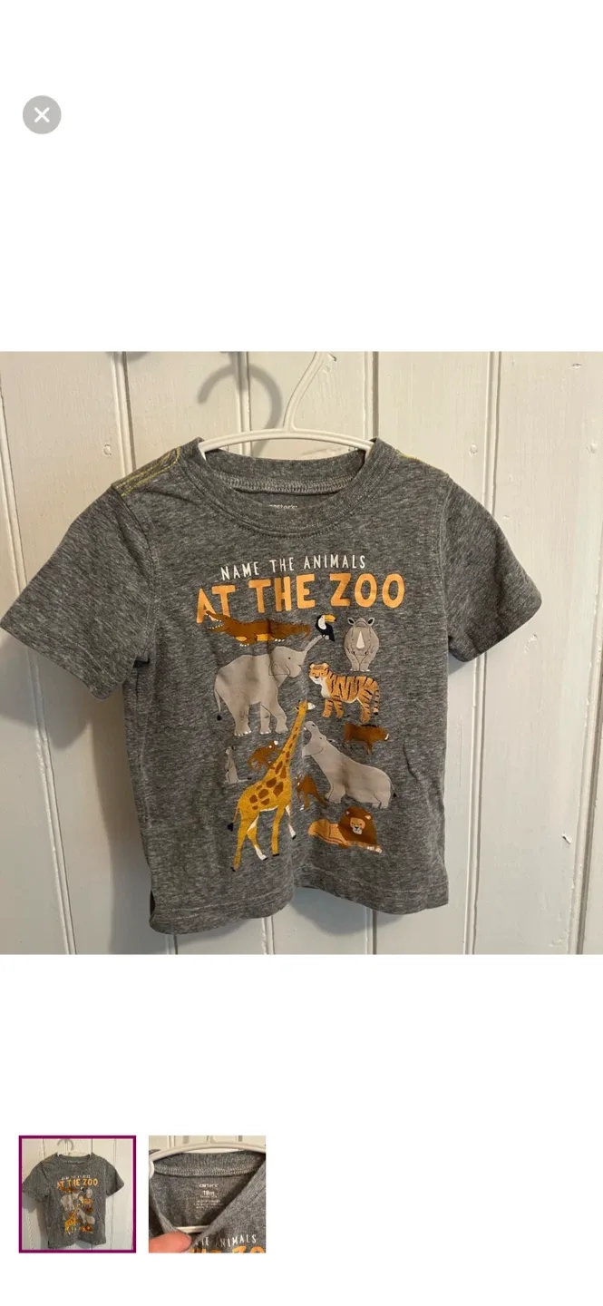 Carter's 18M Zoo Animals T-Shirt