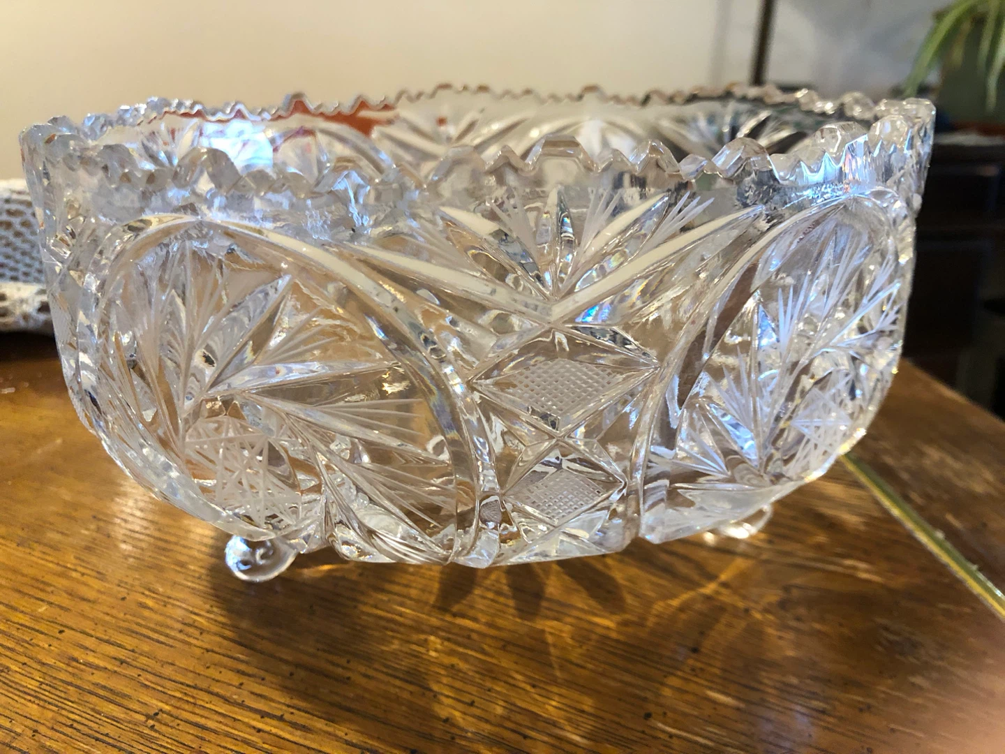Vintage Cut Crystal Bowl - photo 2