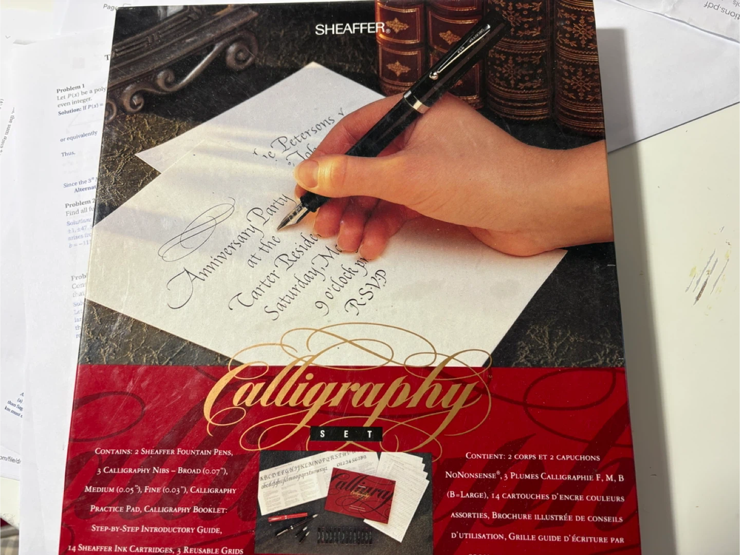 Sheaffer Calligraphy Set with Fountain Pens
