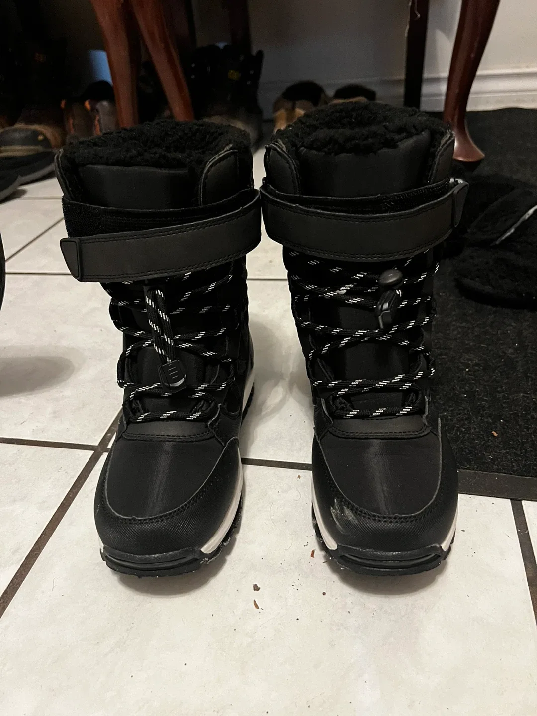 Black Winter Boots (size 3)