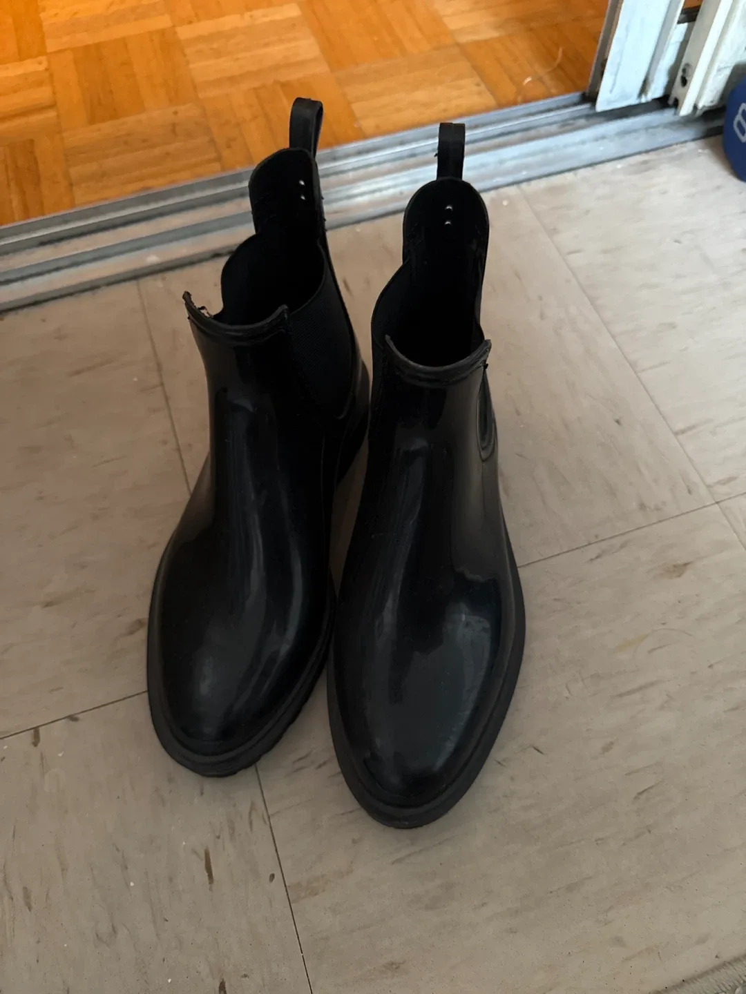 Circus Black Chelsea Rain Boots - Size 8