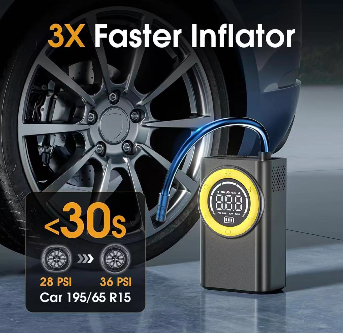 Portable Cordless Air Compressor Inflator - photo 2