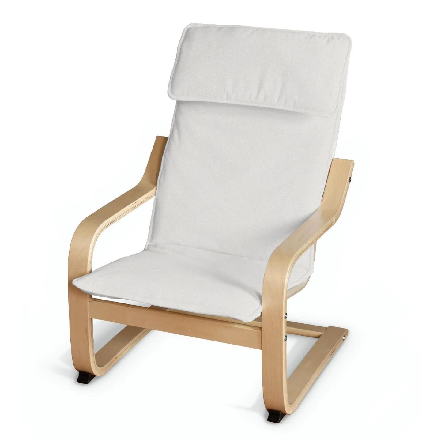 IKEA Poang Chair - Birch Veneer & White Cushion - photo 5