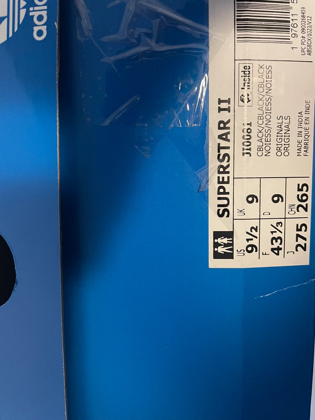 Adidas Superstar II Black, US 9.5 - photo 2