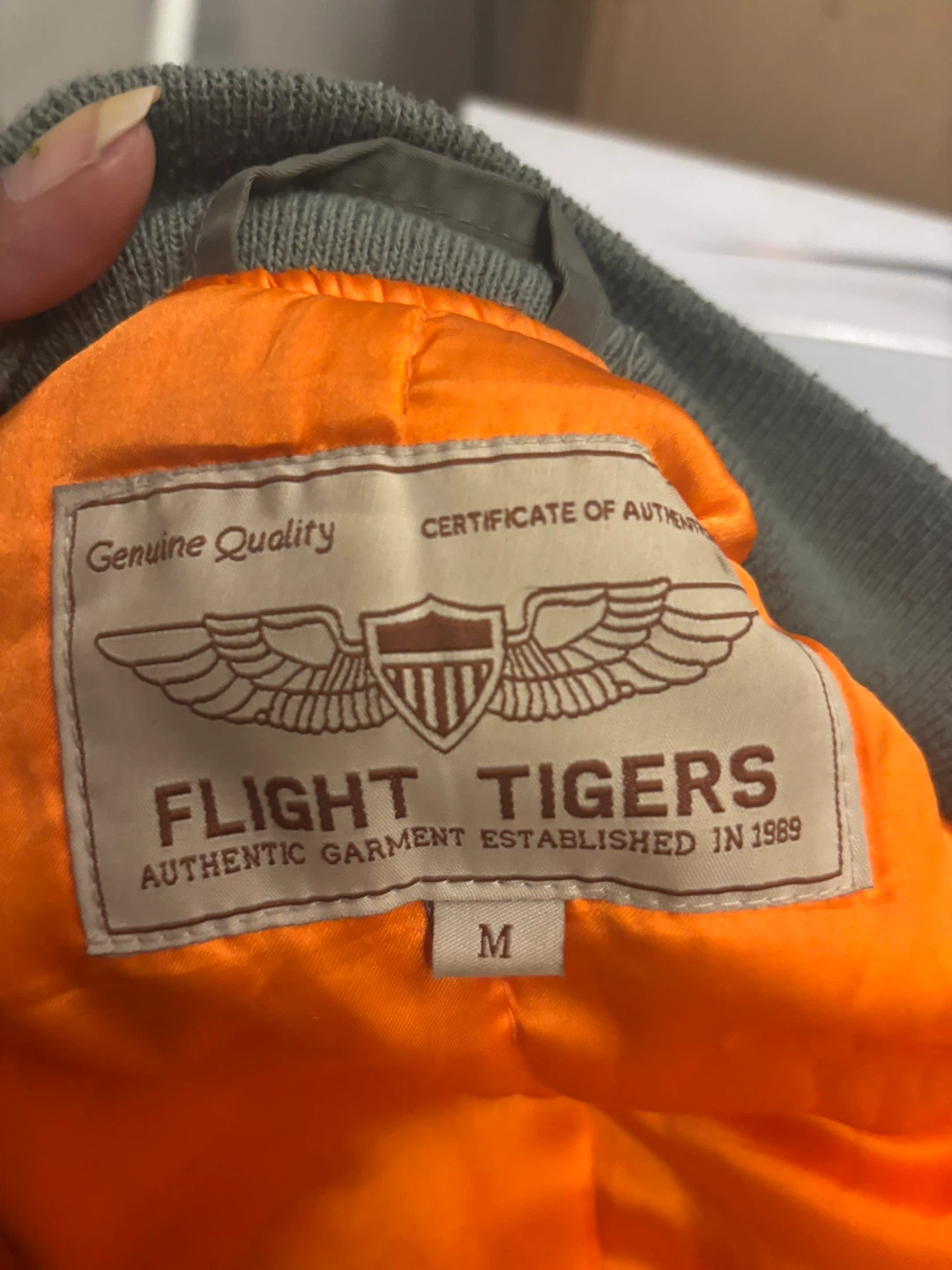 Flight Tigers Bomber Jacket - Size M - photo 3