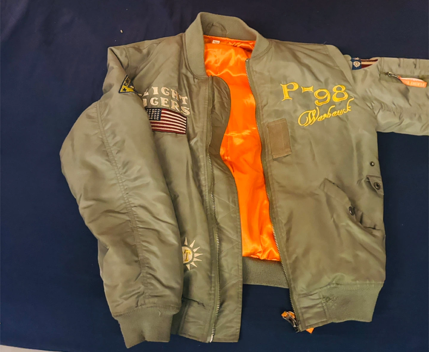 Flight Tigers Bomber Jacket - Size M - photo 4
