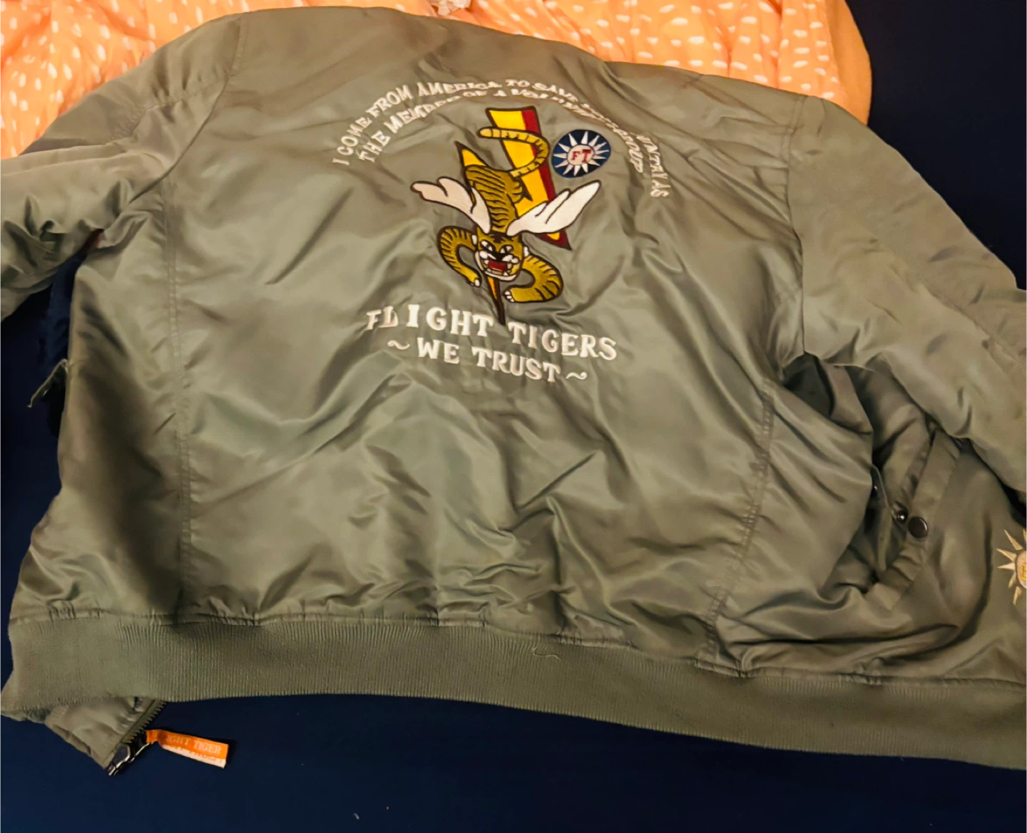 Flight Tigers Bomber Jacket - Size M - photo 2