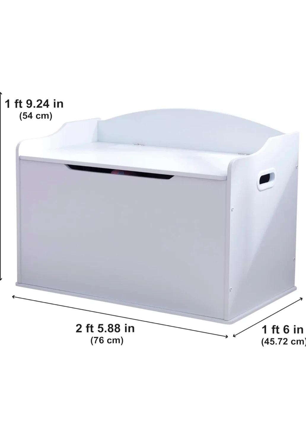 White Toy Storage Box