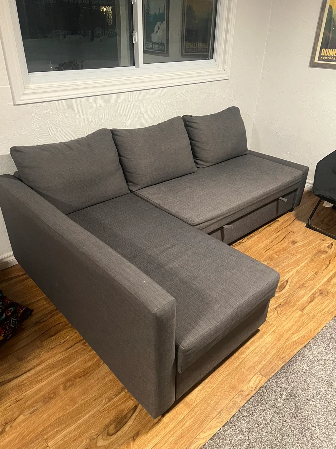 IKEA Grey Sleeper Sofa
