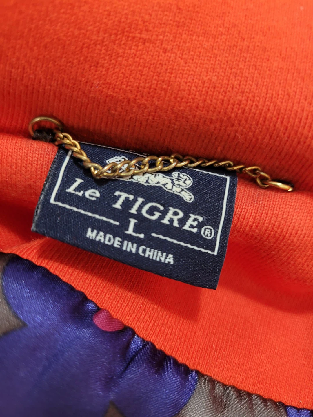 Le Tigre Orange Jacket - Size L - photo 5