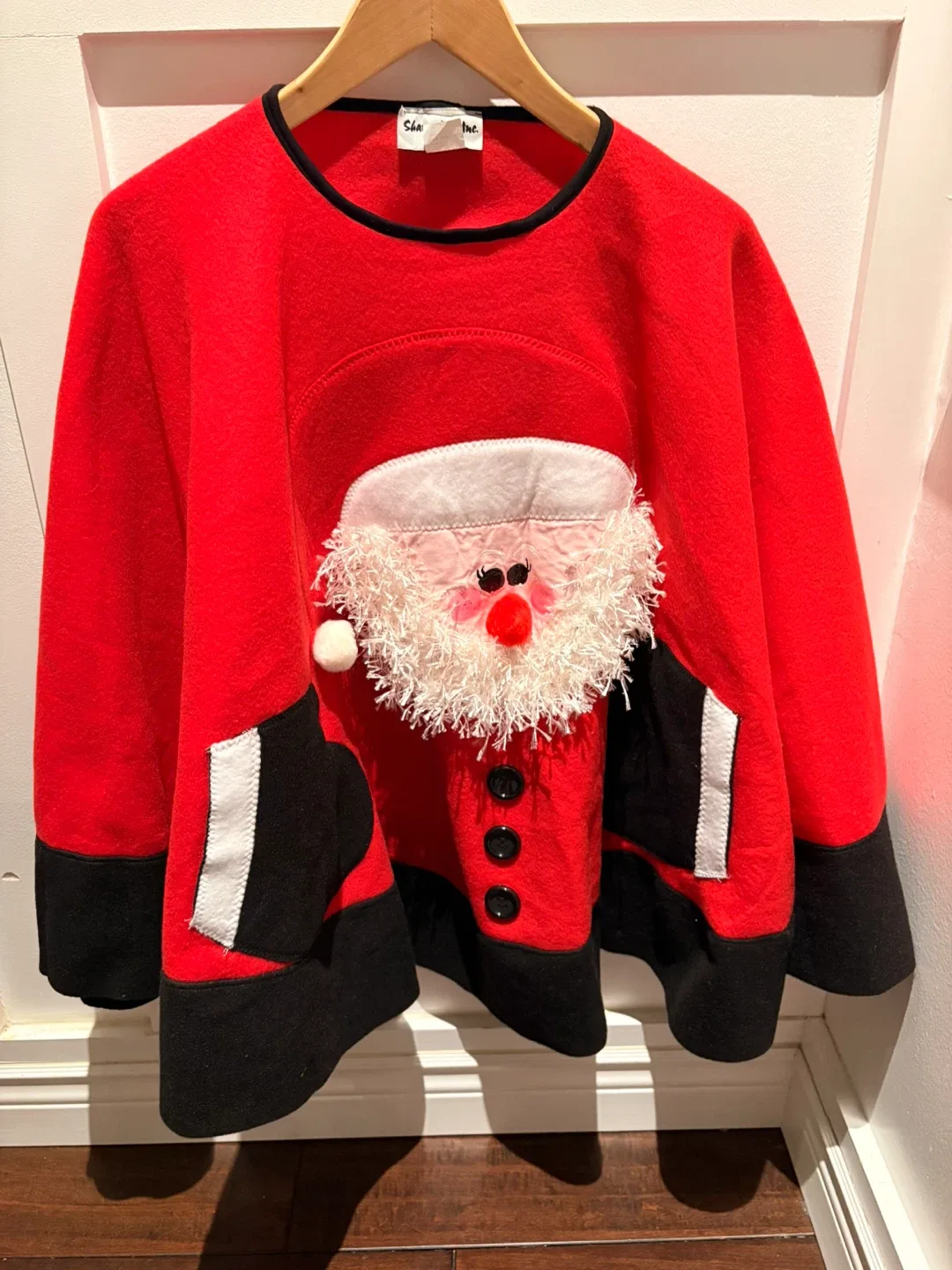 Women’s Shane Lee Inc. Santa poncho - One Size