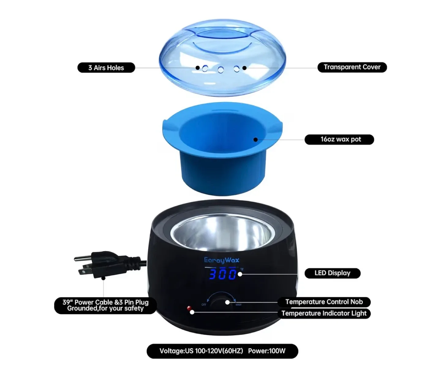 EarayWax Premium Waxing Kit