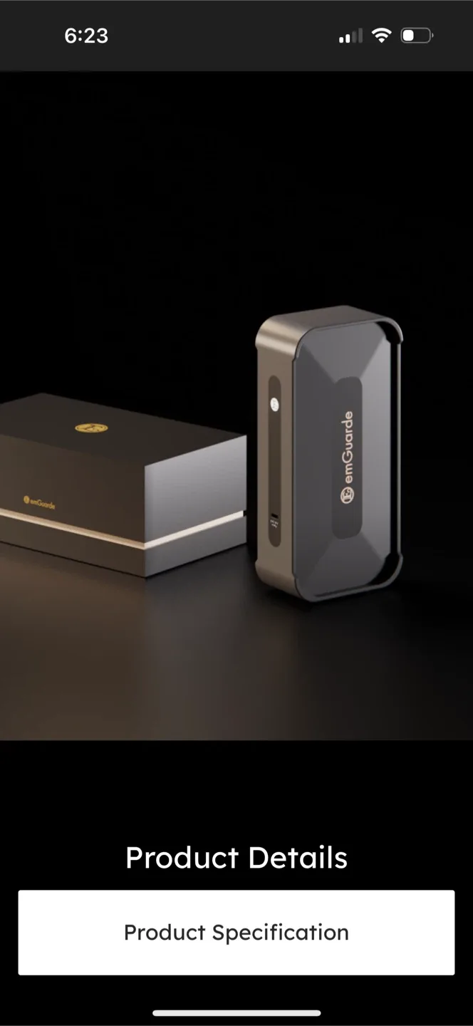 emGuarde Device with Box