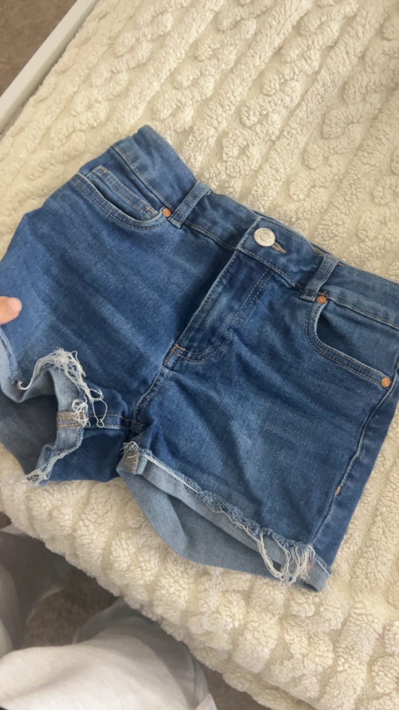 Urban Shortie Denim Shorts - Size 10 - photo 2